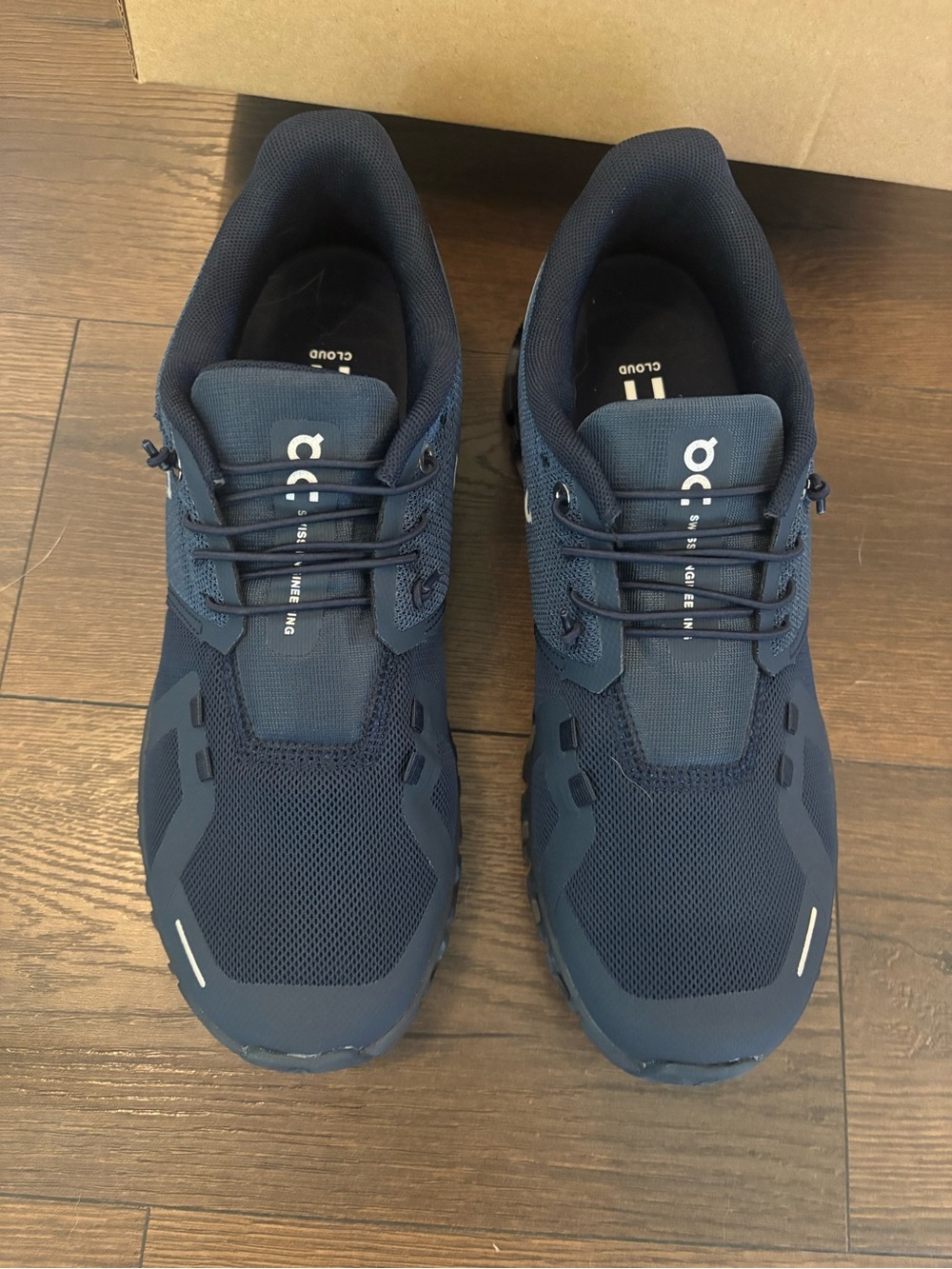 On Running Men's Cloud Running Shoes - Navy Blue